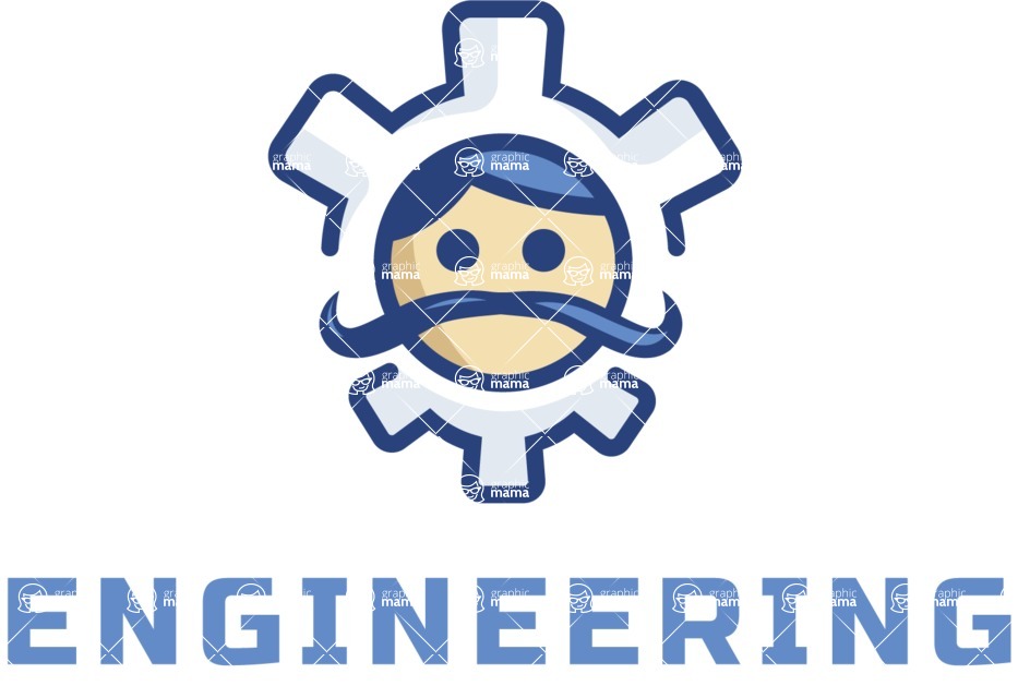 Business Logo Templates - vector graphics in a pack from GraphicMama - Modern Engineering Company Logo Design